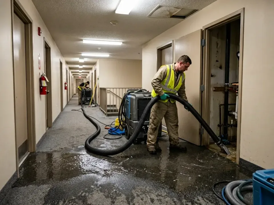 multi-unit-apartment-hallway-f-005 — frequently asked questions, Emergency Burst Pipe Water Extraction & Removal in Marthasv…